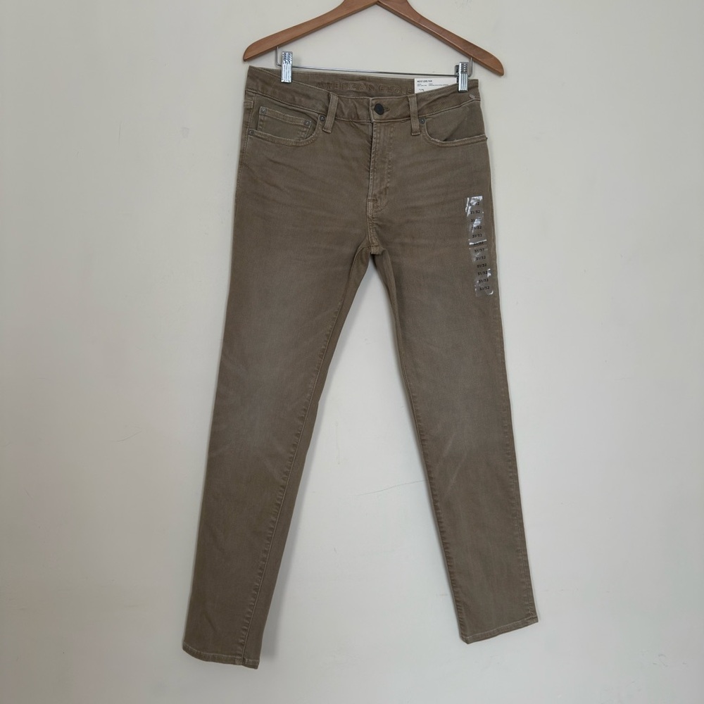 American Eagle Men’s Athletic Slim Khaki Flex Soft Twill Jeans 32 x 31 NWT